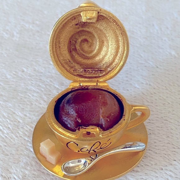 Estée Lauder Vintage 1999 Cafe Solid Perfume Compact with Beautiful Perfume. - Picture 7 of 10